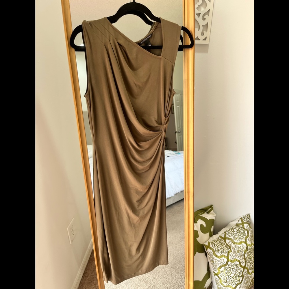 Olive green dress